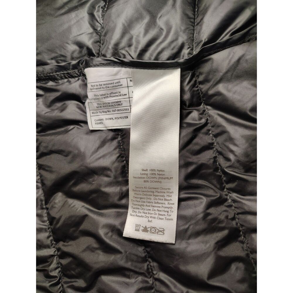 Eddie Bauer EB650 Down Puffer Vest Women’s M Black Quilted Gorpcore Vest - Picture 6 of 8